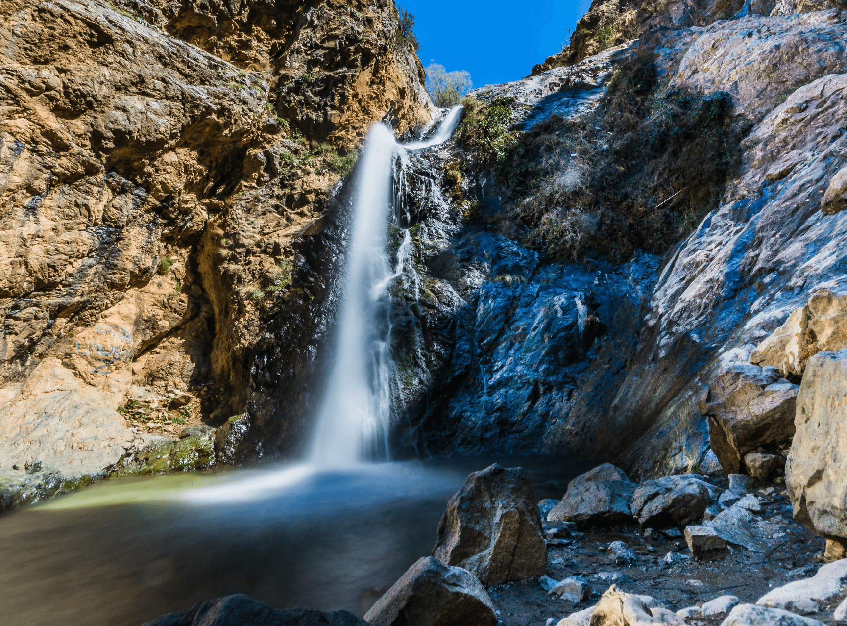 La cascade d'Ackchour